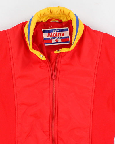 Mens Vintage 1980s Olympic Alpine Red Jacket - S
