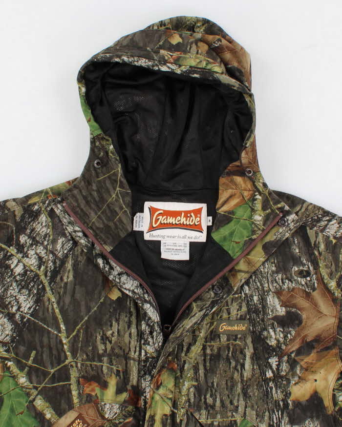 Men's Gamehide Camouflage Hooded Hunting Jacket - M