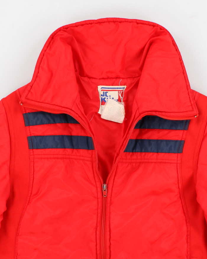 80s Vintage Men's Red Jc Killy Jacket - M