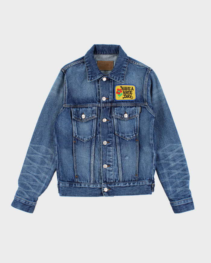 Sandro Paris Patch Denim Jacket XS