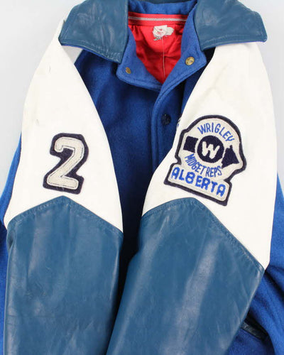 Vintage 70s Varsity Hockey Jacket - XXL