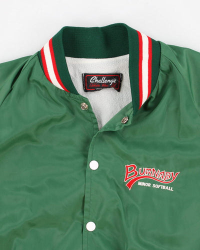 Vintage 80s Challenge Baseball Bomber Jacket - L
