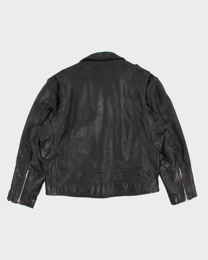 Vintage 90s Interactive Leatherwear Motocycle Jacket - L