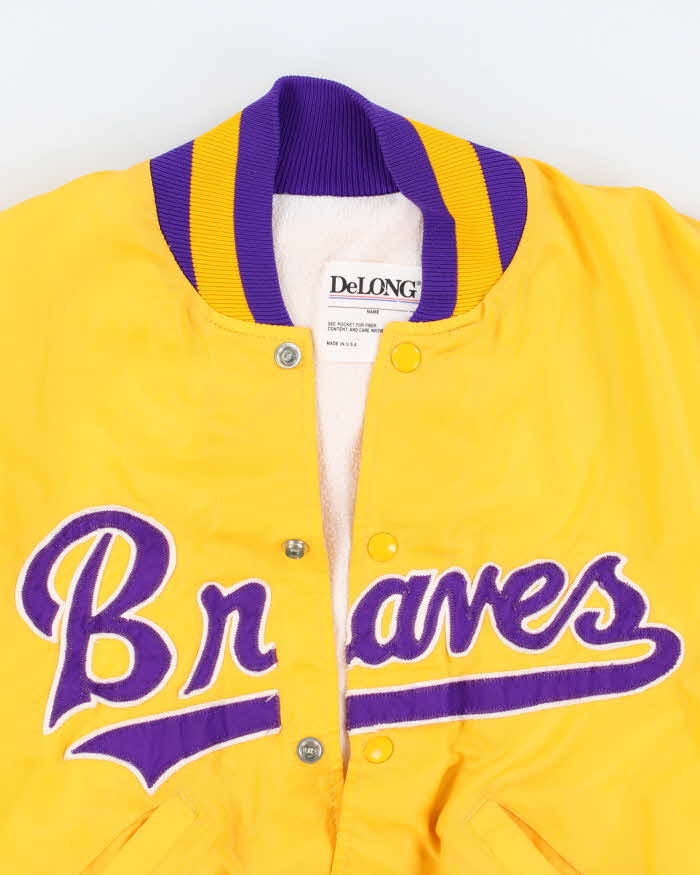 Men's Vintage Braves Bomber Jacket - M