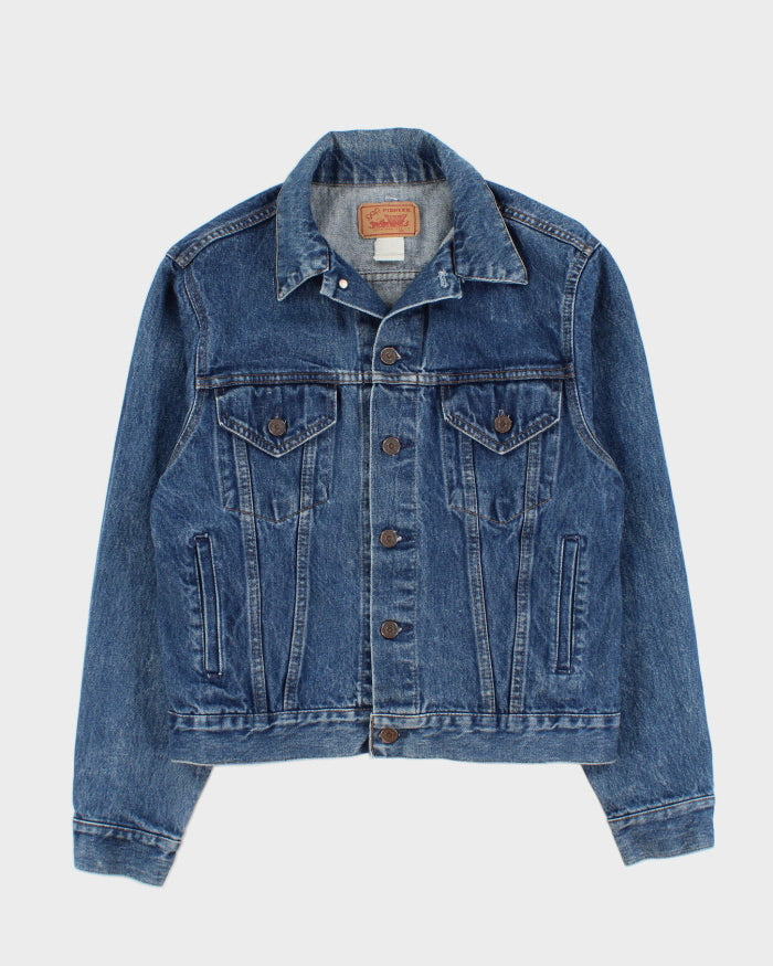 Levi's denim jacket, denim jacket, men's size L cotton blue type Vintage Second Hand