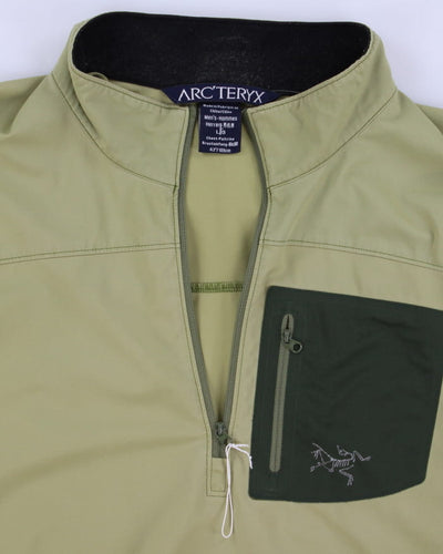 Men's Green Arc'teryx Quarter Zipp Jacket - L