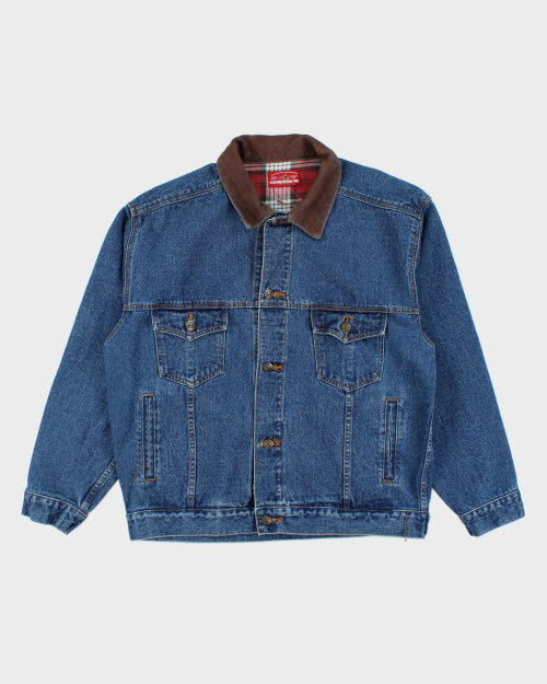 Vintage 90's Marlboro Classic Western Denim Jacket L - Main Image