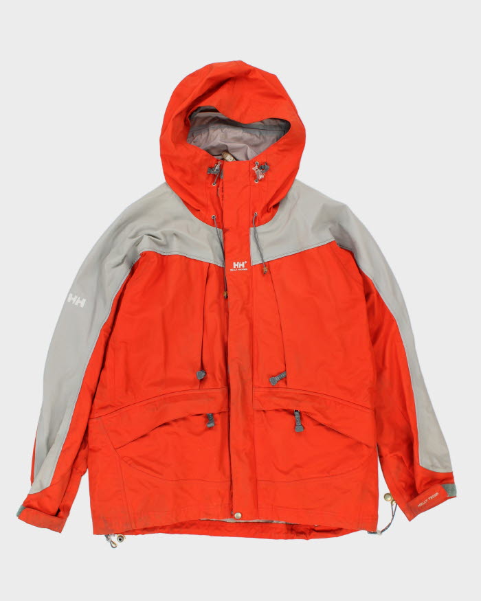 Vintage 90's Helly Hansen Multi Pocket Hooded Jacket - L