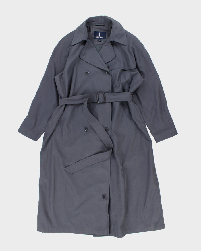 Vintage London Fog Grey Trench Coat L