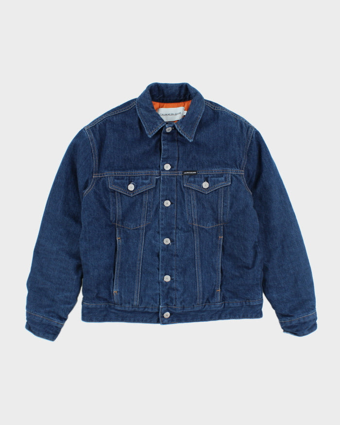 Vintage 90 s Calvin Klein Heavyweight Denim Jacket M Rokit