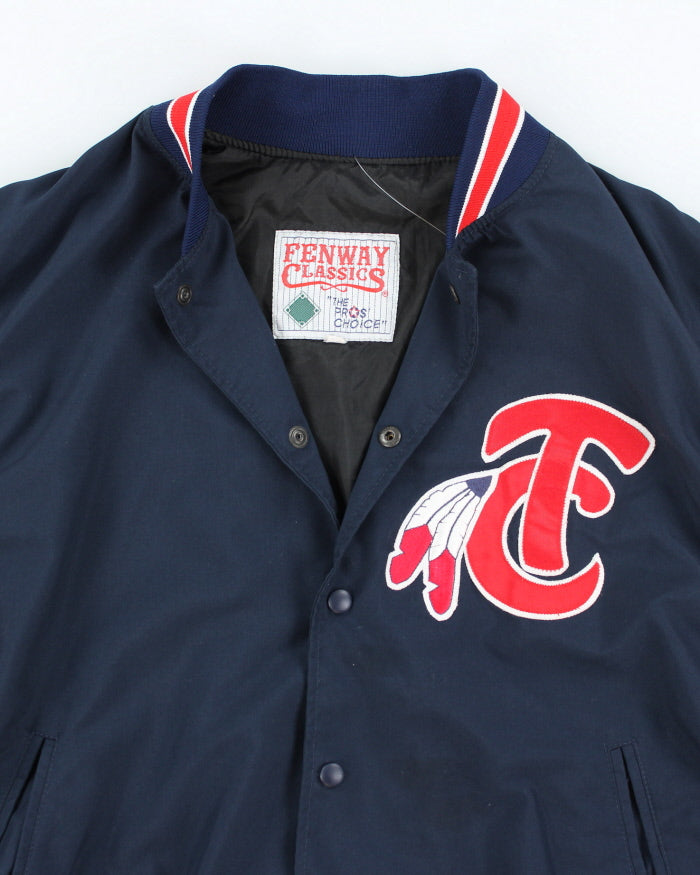 Vintage 90's Embroidered Lightweight Bomber Jacket - L