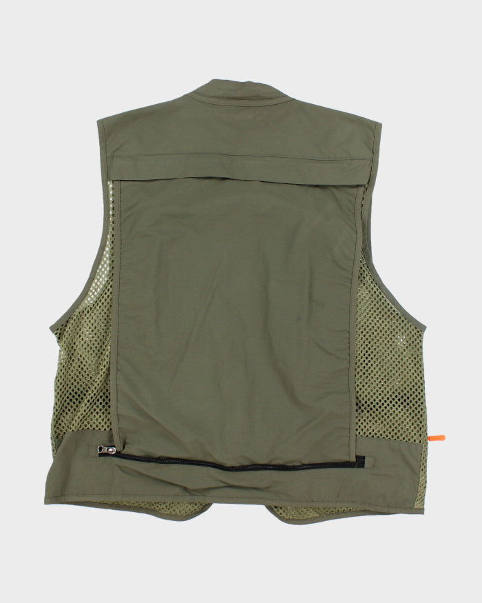 Vintage Lie Se Zhe Multi Pockets Lightweight Fisherman's Gilet - XXL