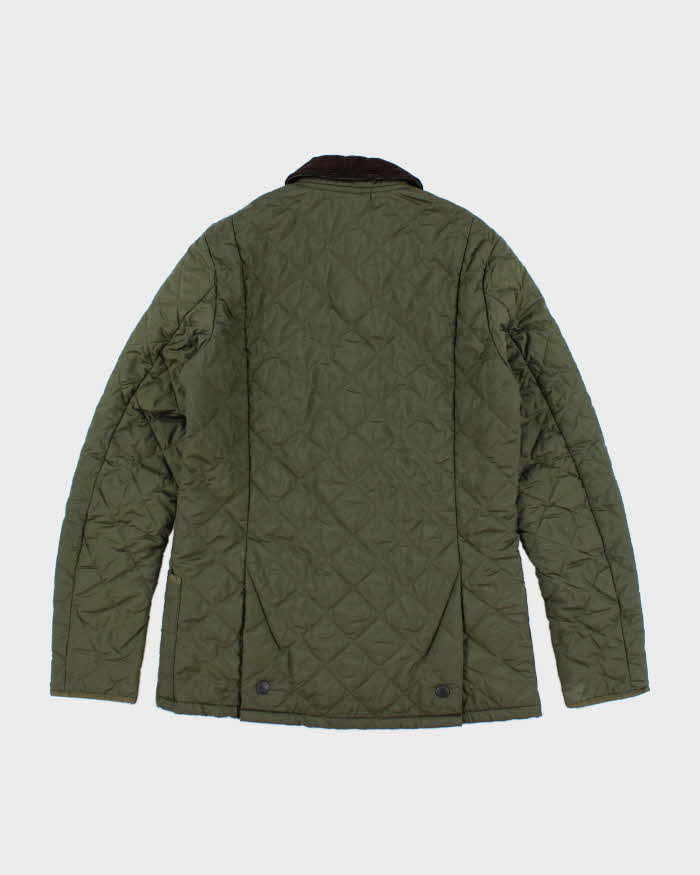 Vintage Barbour Quilted Collar Bomber Jacket - S