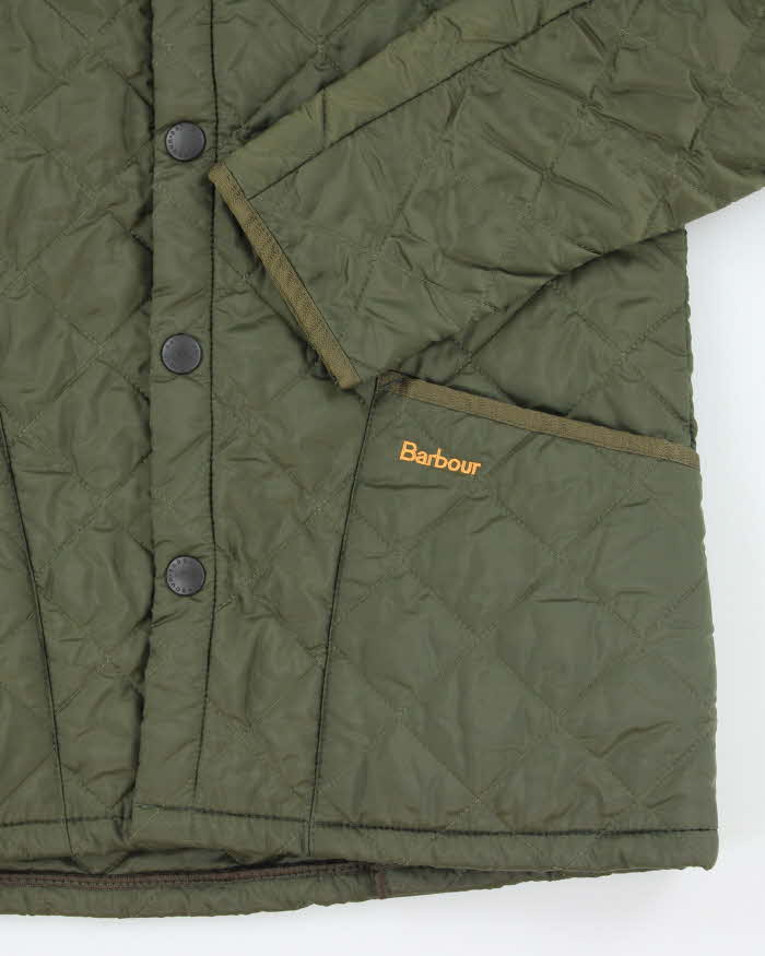 Vintage Barbour Quilted Collar Bomber Jacket - S