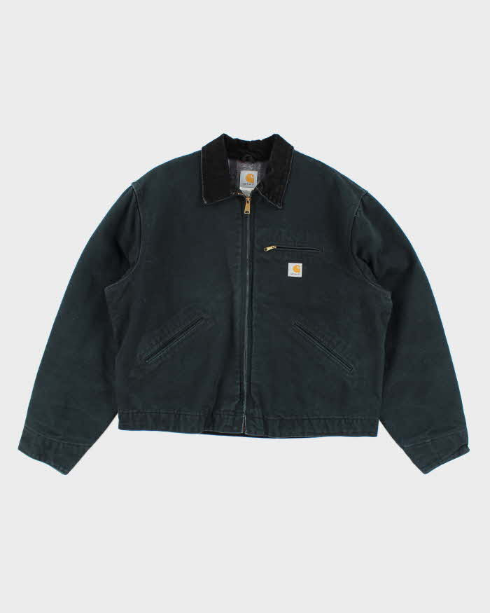 Vintage Carhartt J01 Black Detroit Jacket - XL – Rokit