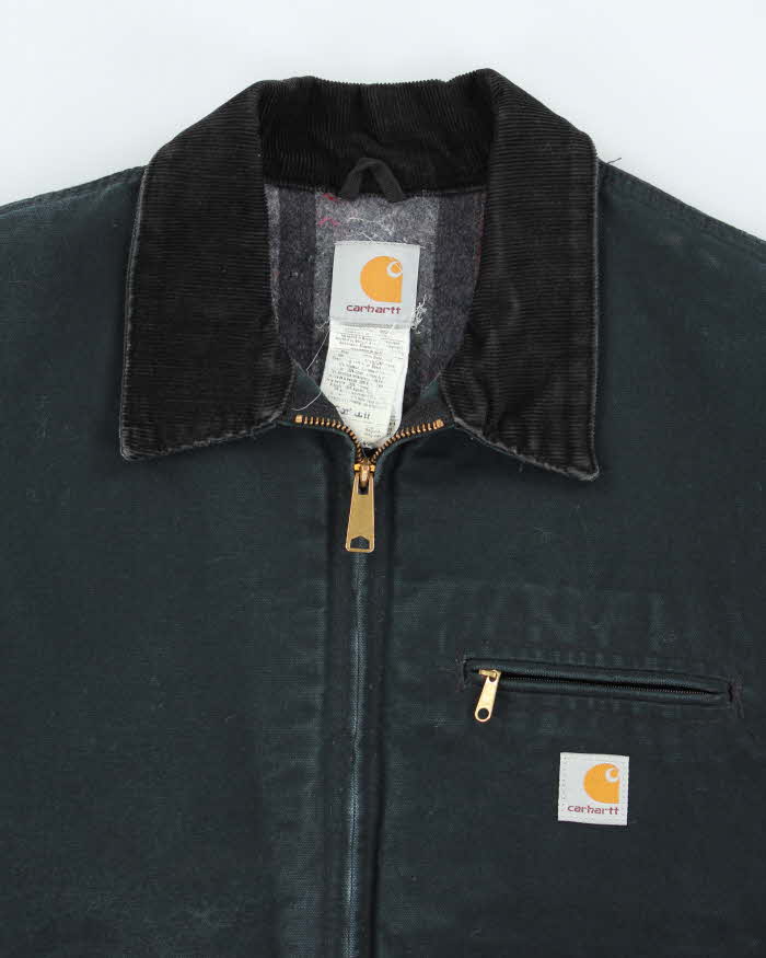 Vintage Carhartt J01 Black Detroit Jacket - XL