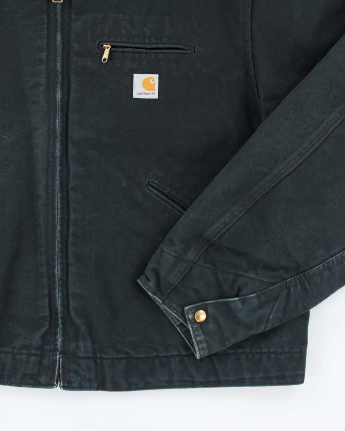 Vintage Carhartt J01 Black Detroit Jacket - XL