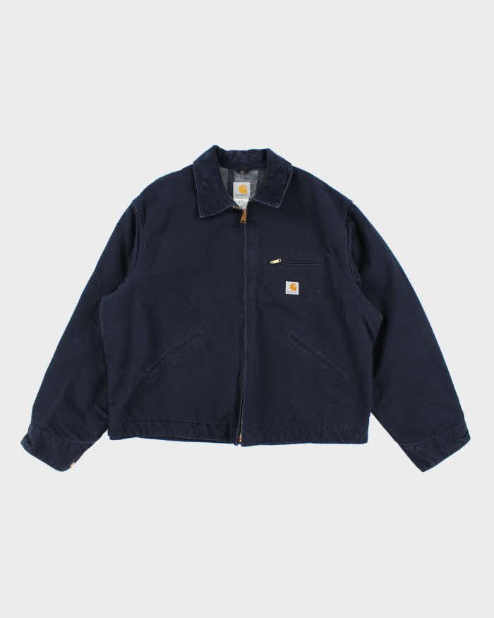 Vintage Carhartt J01 Navy Detroit Jacket - XL