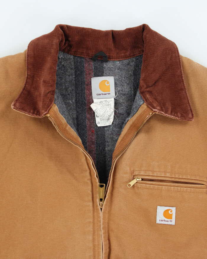 Vintage Carhartt J01 Brown Detroit Jacket - XL
