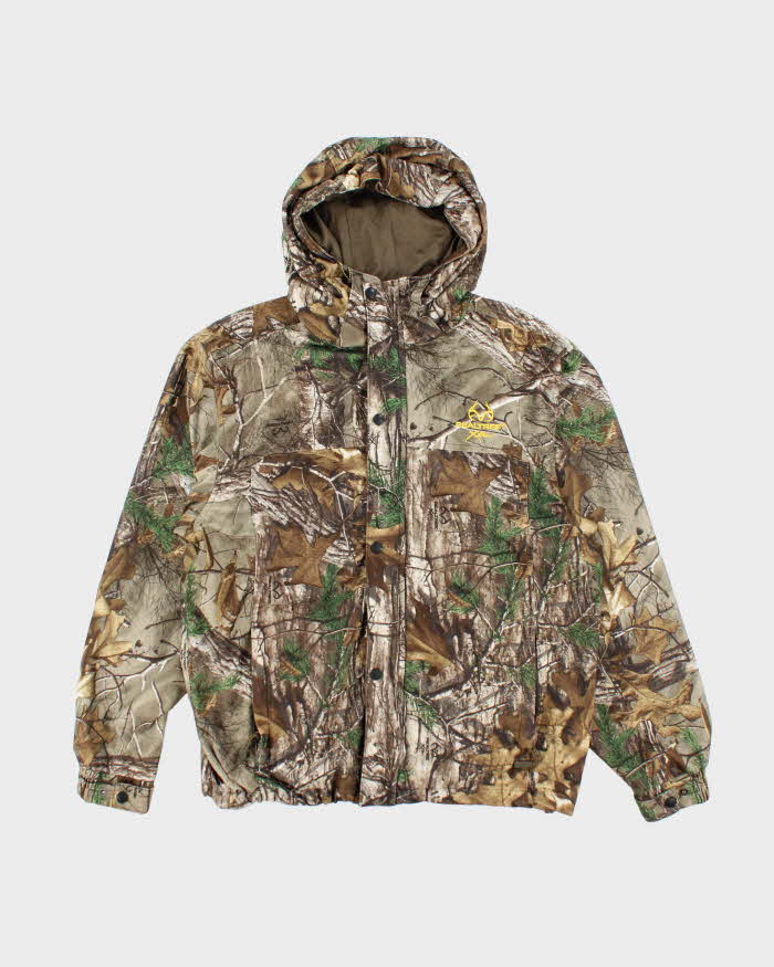 Realtree Camouflage Lightweight Hooded Jacket L