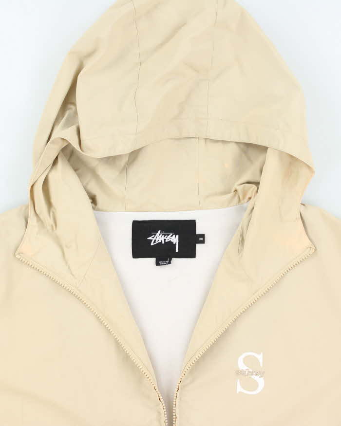 Vintage 2000's Stussy Lightweight Small Logo Hooded Anorak - M