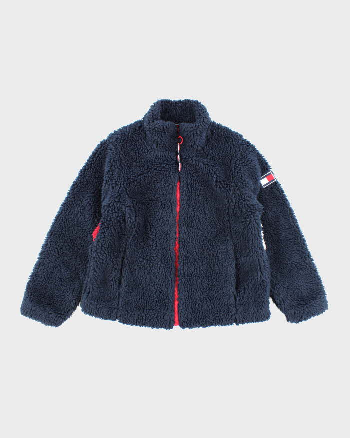 Vintage 2000er Tommy Hilfiger Heavyweight Full Zip Fleece L Rokit