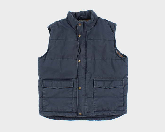 Vintage Dakota Flannel Lined Sleeveless Workwear Jacket - L