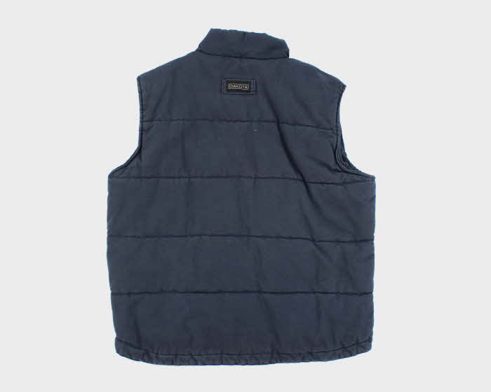 Vintage Dakota Flannel Lined Sleeveless Workwear Jacket - L