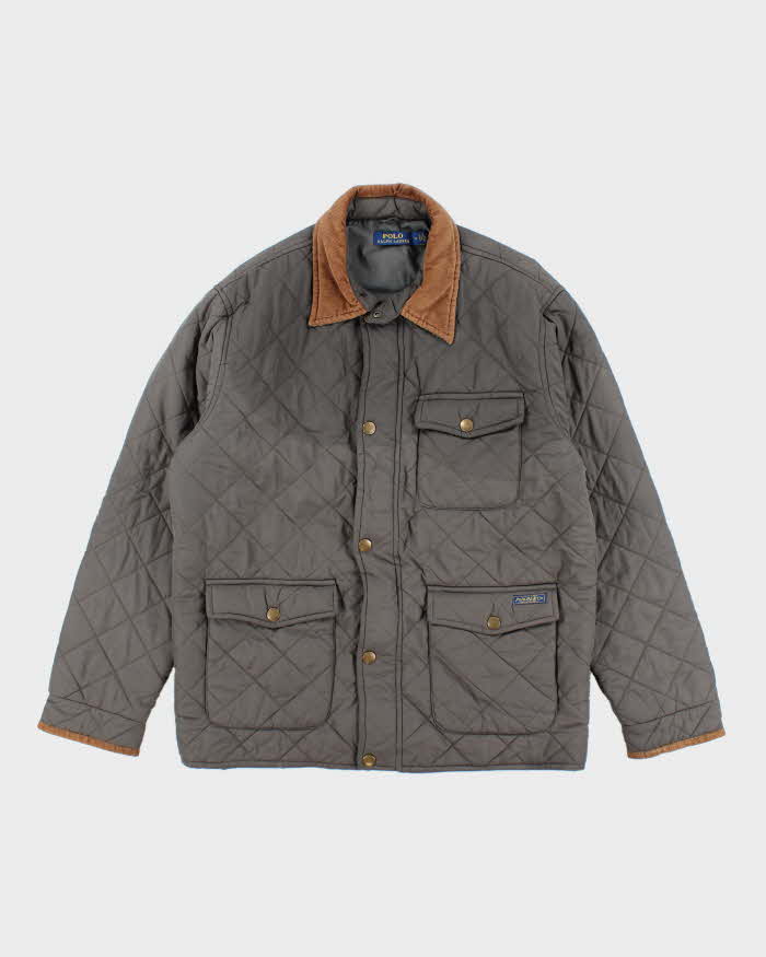 Polo Ralph Lauren Grey Quilted Giacca Xxl
