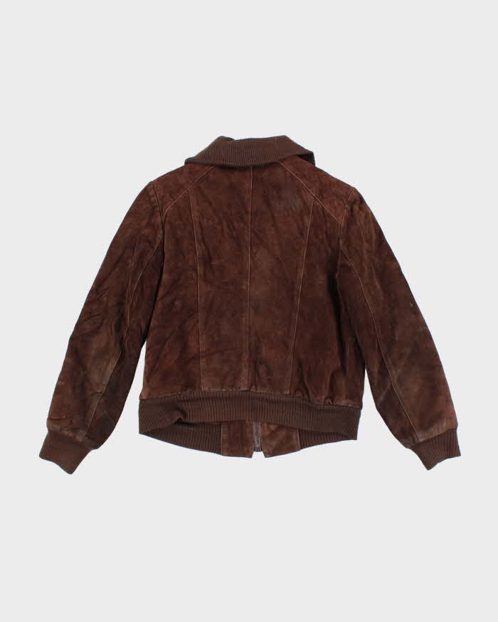 Vintage 80s Sears Suede Jacket - S