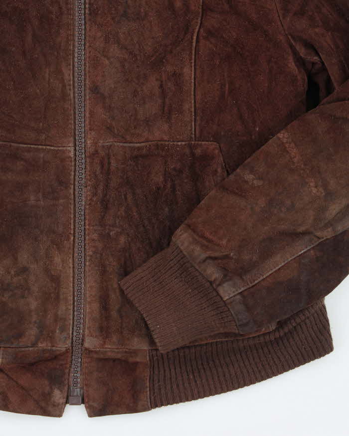Vintage 80s Sears Suede Jacket - S