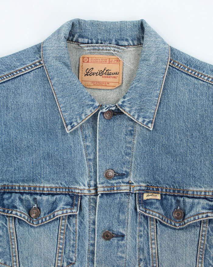 Vintage Levi Strauss Signature Medium Wash Denim Jacket - M