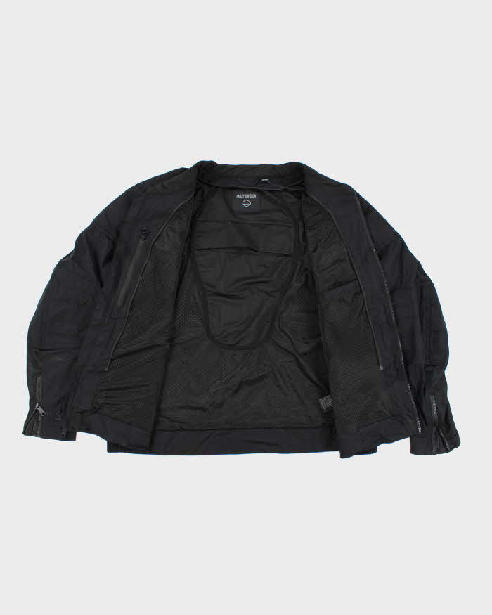 Vintage 2000's Harley Davidson Embroidered Biker Jacket - XXL