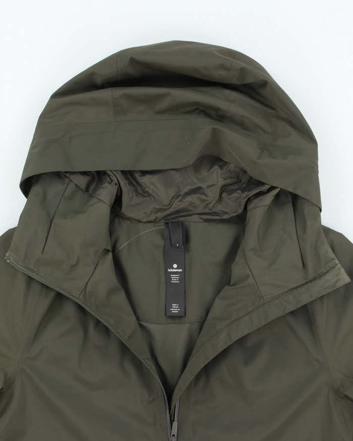 Lululemon Khaki Hooded Anorak - M