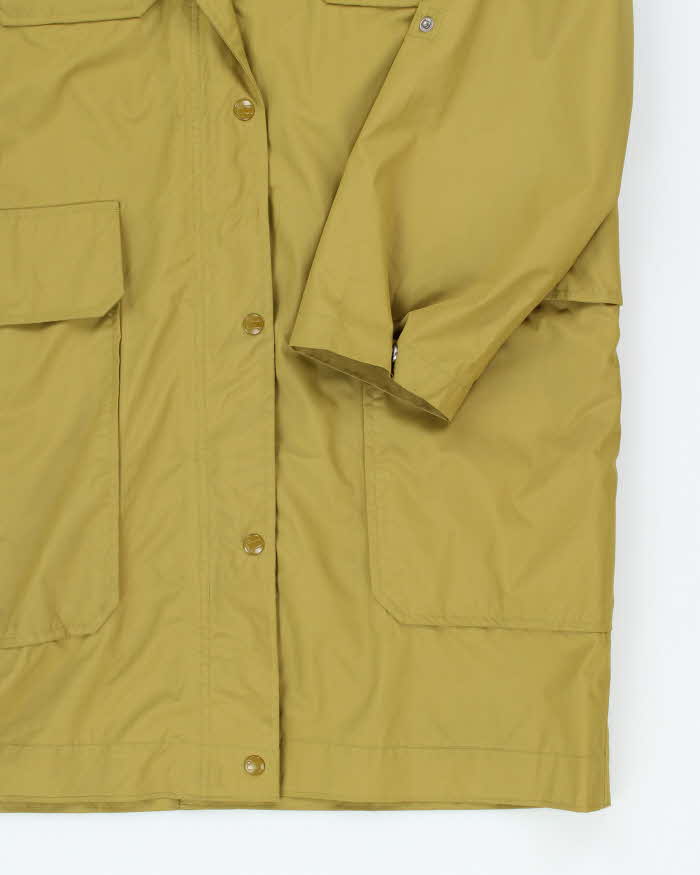 Vintage 90's Woolrich Waterproof Snap Button Long Coach Jacket - M