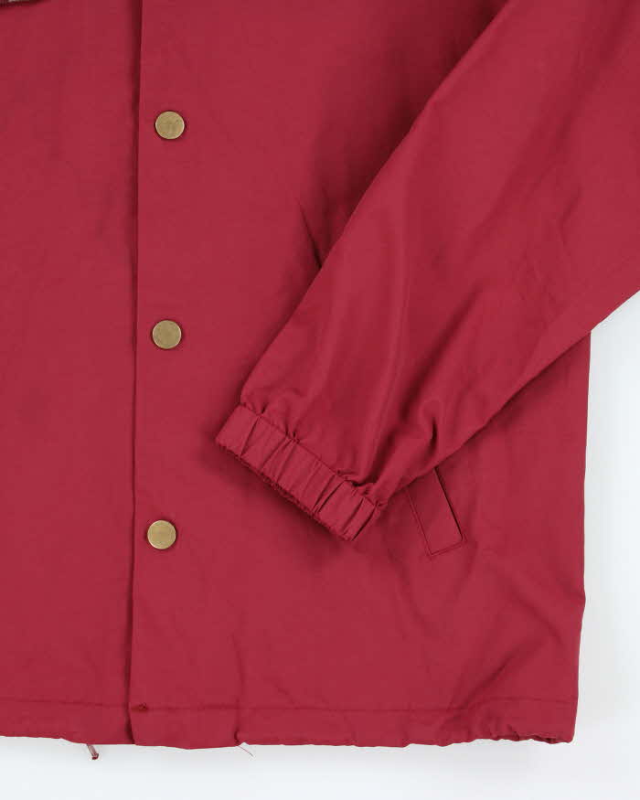 Thrasher Magazine Skateboarding Spade Graphic Print Hooded Coach Jacket - S