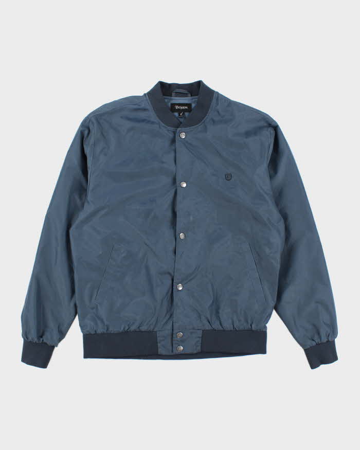 Vintage Brixton Lightweight Snap Button Bomber Jacket - L