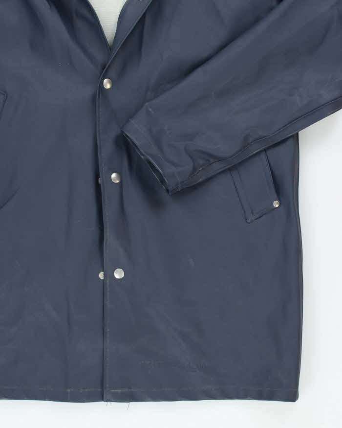 Vintage Stutterheim Hooded Waterproof Rain Coat - M