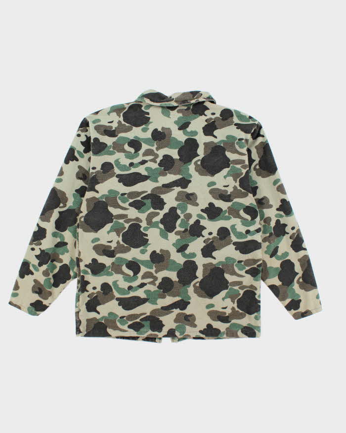 Vintage 90's Military Style Multi Pocket Harrington Jacket - L