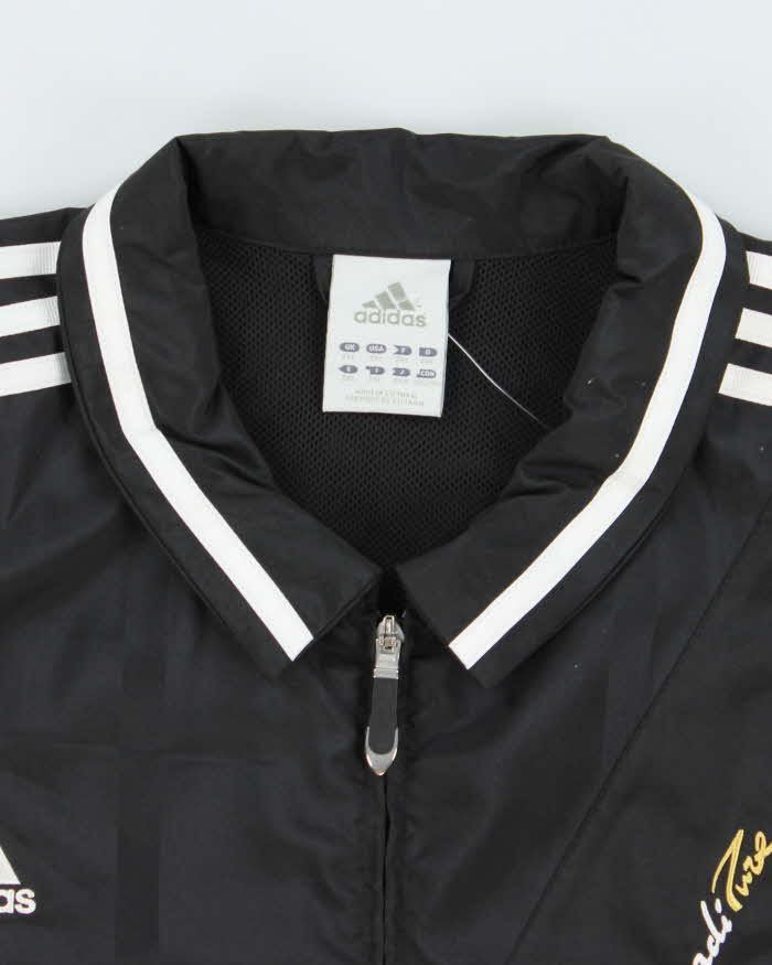 Vintage 2000's Adidas Fuse Striped Windbreaker Jacket - XXL
