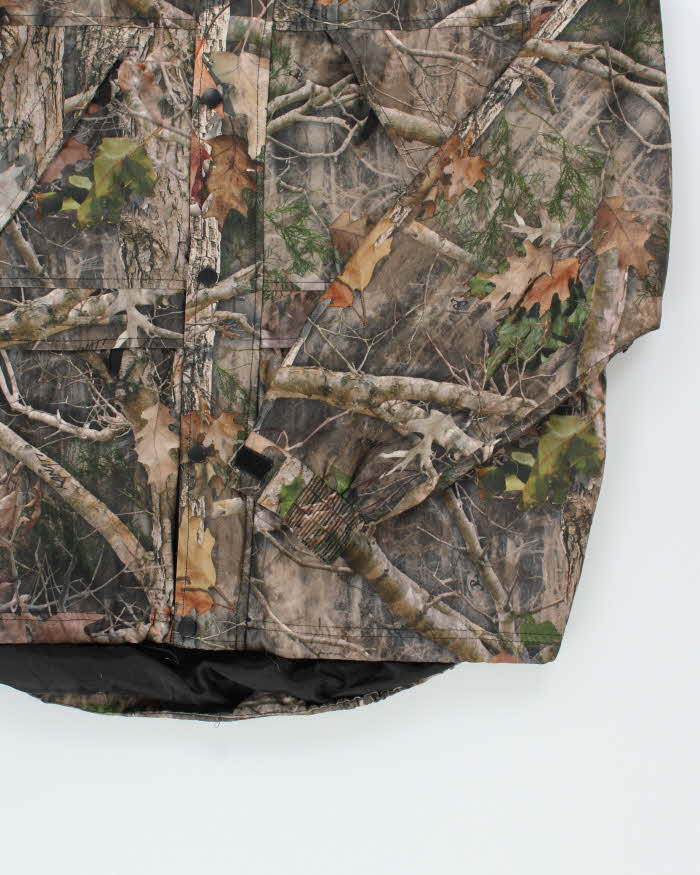 Vintage Y2K True Timber Hooded Real Tree Camouflage Jacket - XL