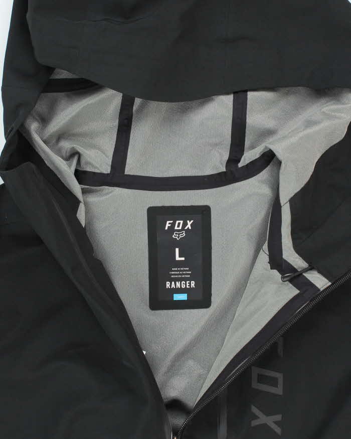 Vintage Y2K Fox Racing Waterproof Hooded Anorak Jacket - L