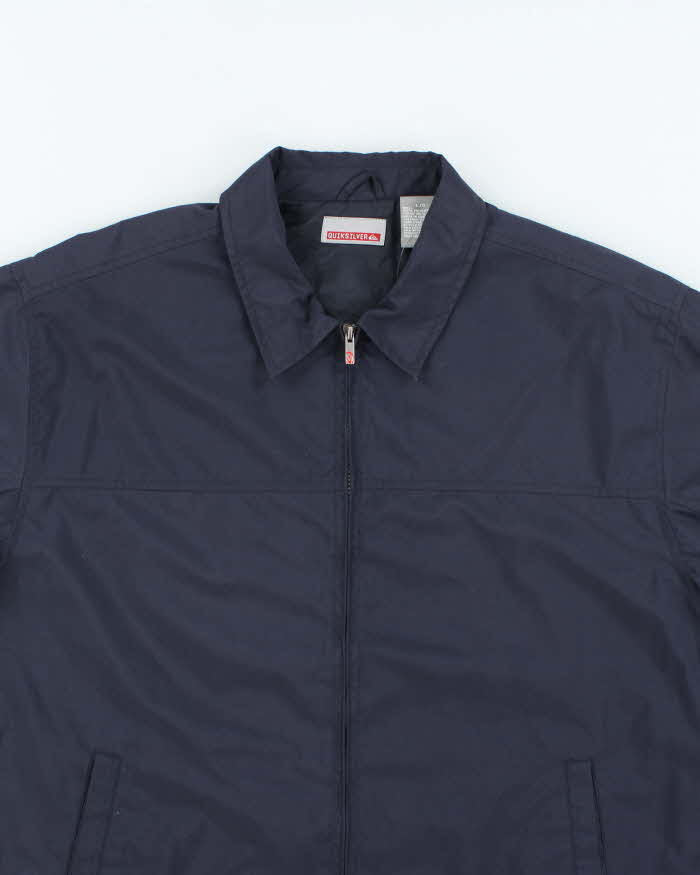 Vintage Y2K Quiksilver Zip Up Harrington Jacket - L