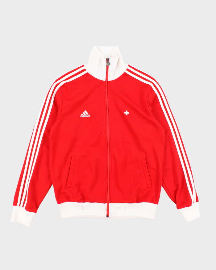 Vintage Adidas Jacket Men's Superstar Jacket Red White
