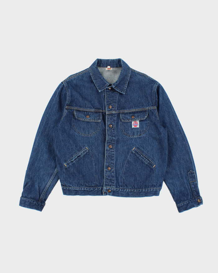 Vintage 80's GWG Scrubbies Dark Wash Denim Jacket - L