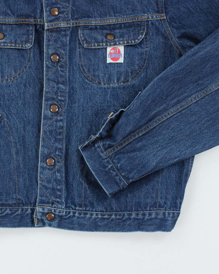 Vintage 80's GWG Scrubbies Dark Wash Denim Jacket - L