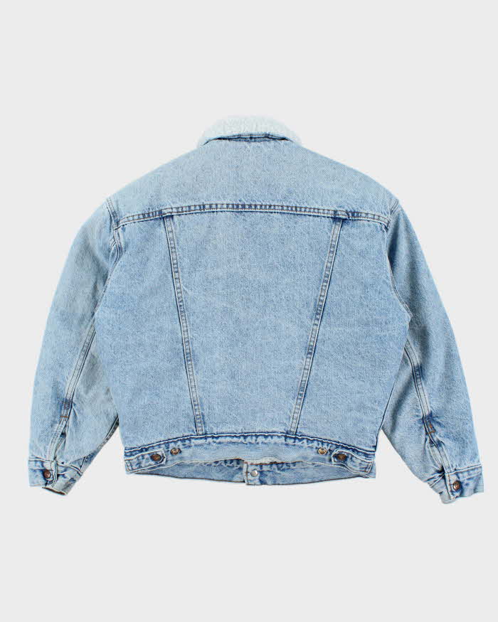 Vintage 80's Levi's Light Wash Insulated Denim Jacket - M