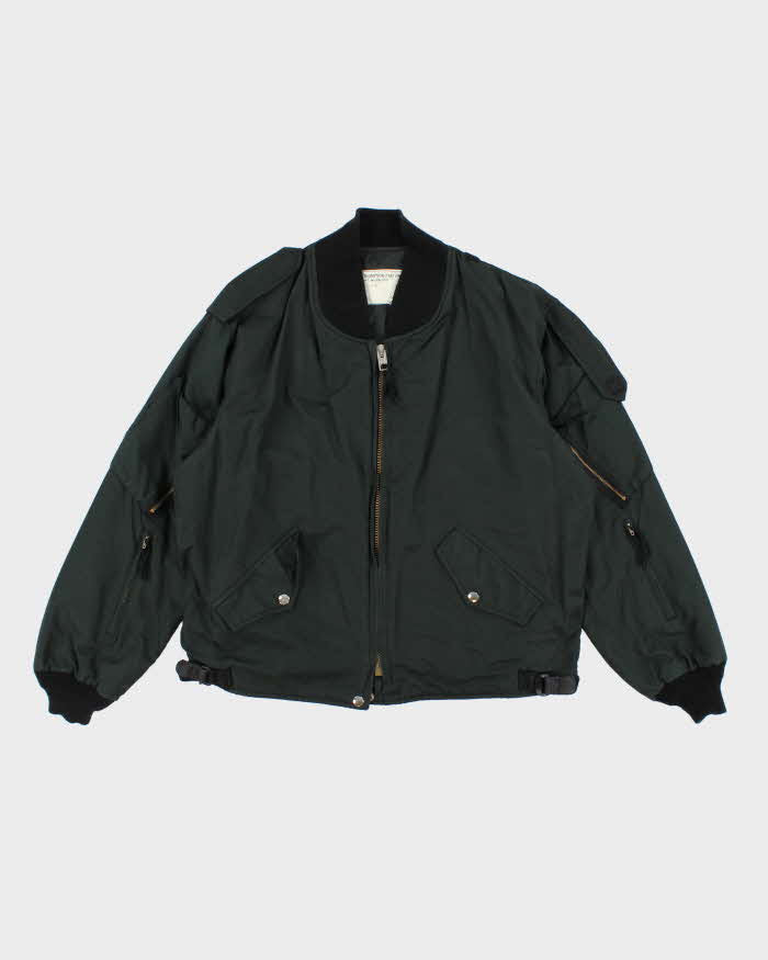 Vintage 90's Lightweight Military Style Bomber Jacket - L