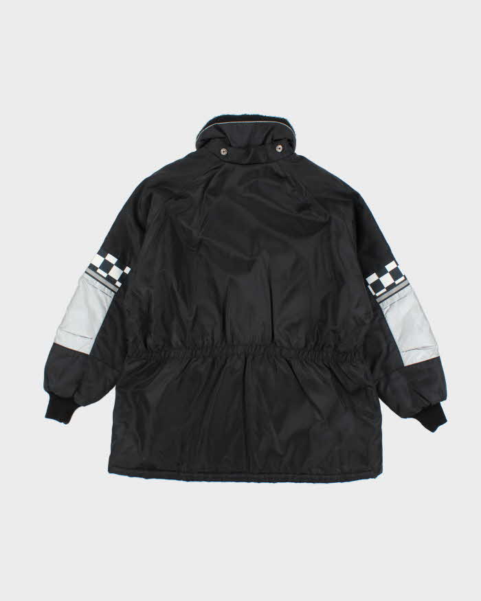 Vintage 90's Racing Style Insulated Bomber Jacket - XL