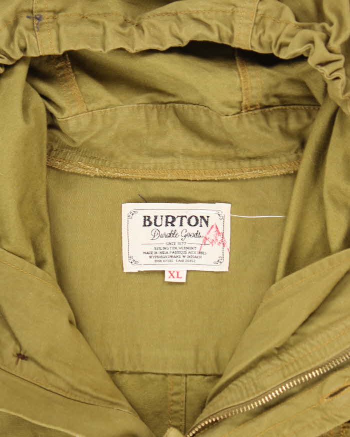 Vintage 2000's Burton Snowboards Hooded Parka Jacket - XL